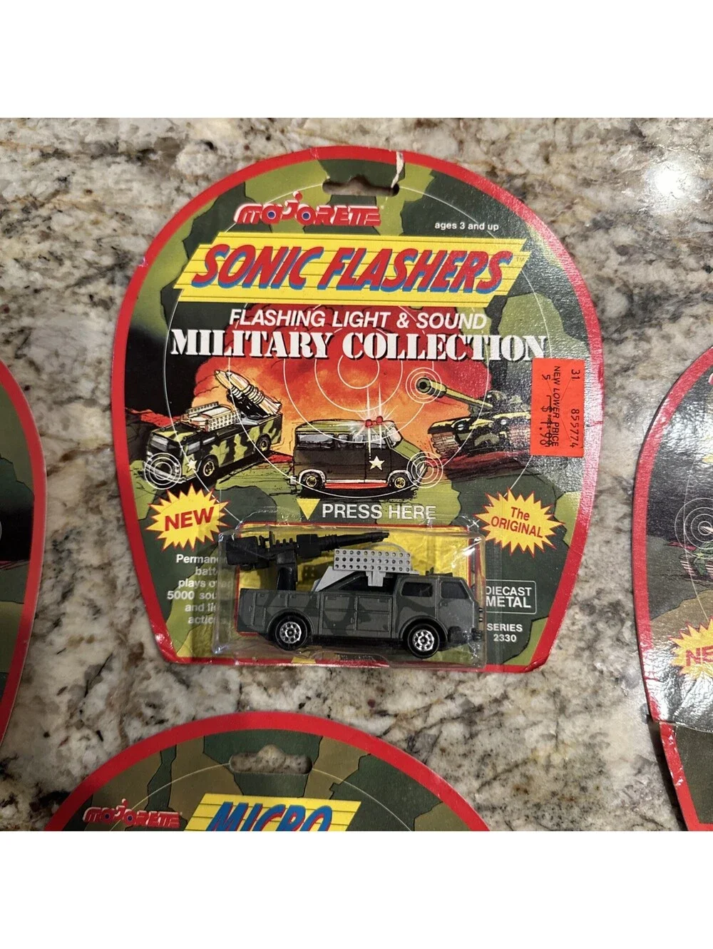 Majorette Micro Sonic Flashers Military Collection Lot Of 9 NEW + FAST SHIPPING